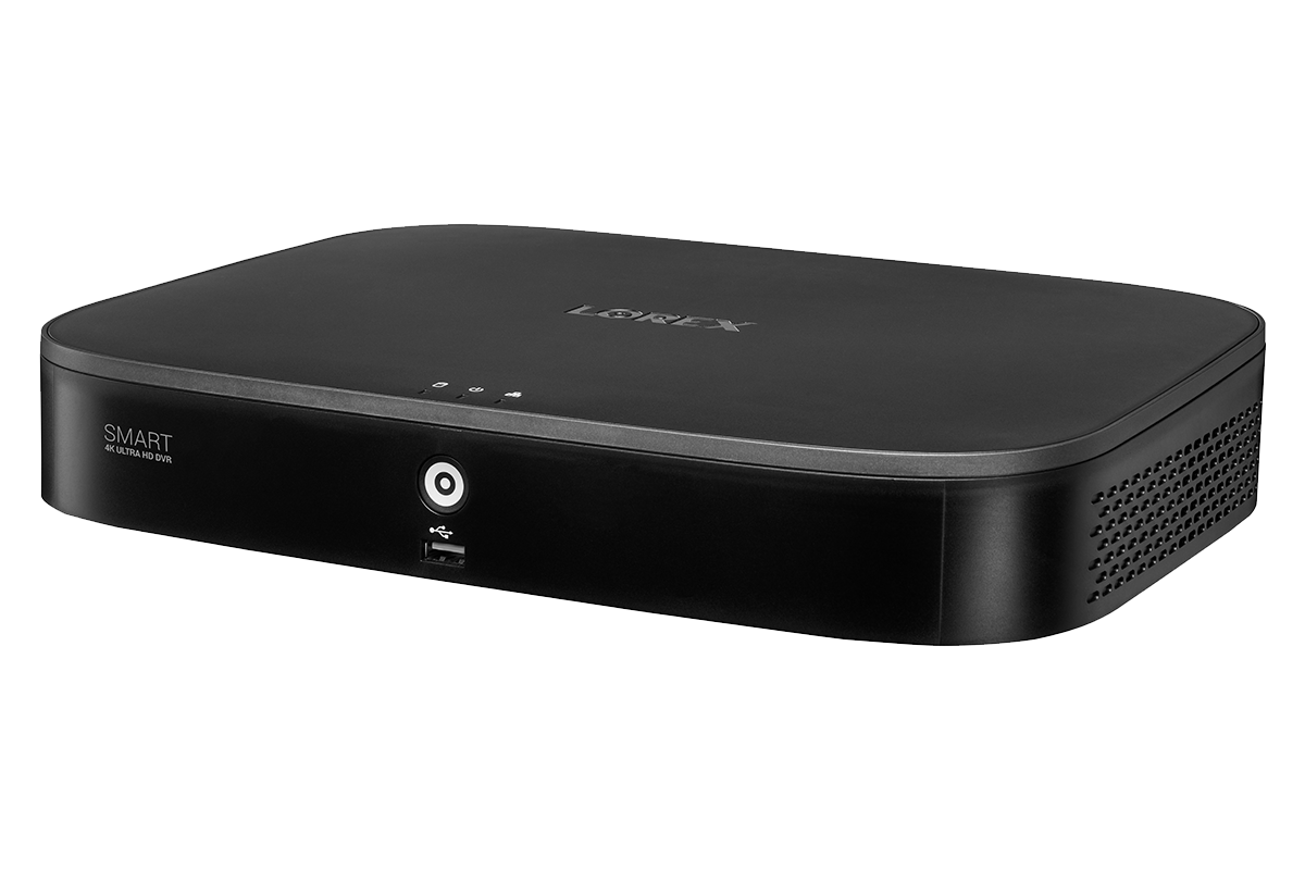 4K Ultra HD 8 Channel Digital Video Recorder with Smart Motion Detection and Smart Home Voice Control, 1TB HDD