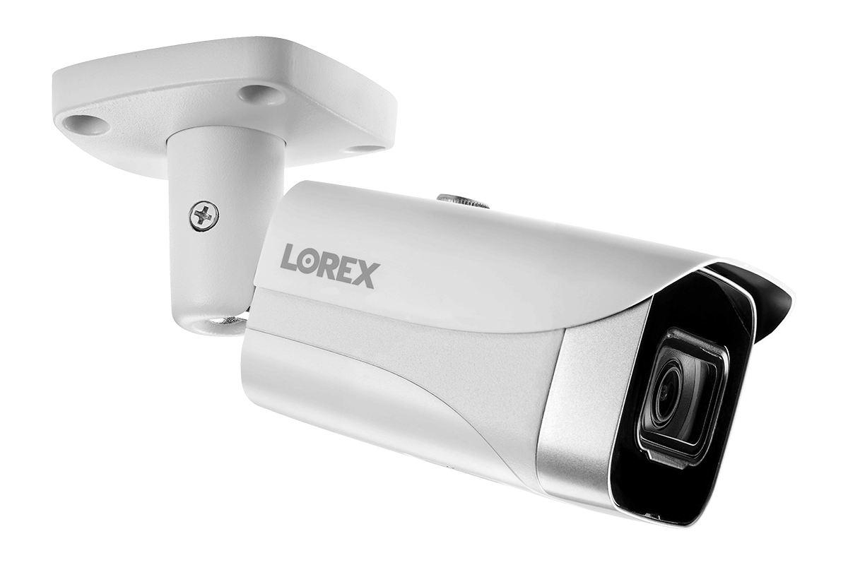 8-Channel NVR Fusion System with Four 4K (8MP) IP Cameras, 2K Wi-Fi Video Doorbell, and Smart Sensor Starter Kit
