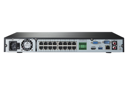 Lorex Elite Series 4K 16 Camera Capable 6TB Wired NVR System with 4MP (2K) A4 IP Turret Cameras