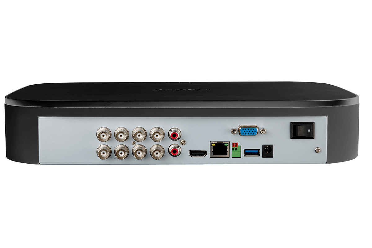 1080p HD 8-Channel Security System with 1080p HD Weatherproof Bullet Security Camera, Advanced Motion Detection and Smart Home Voice Control