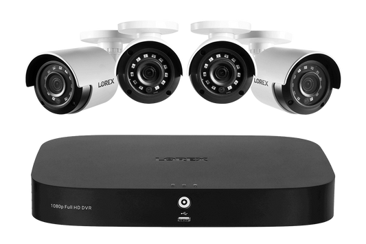 1080p 8-channel 1TB Wired DVR System