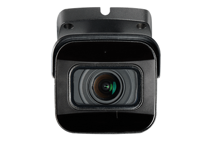4K Ultra HD Resolution 8MP Motorized Varifocal Outdoor 4x Optical Zoom IP Camera with Real-Time 30FPS Recording and 2-Way Audio