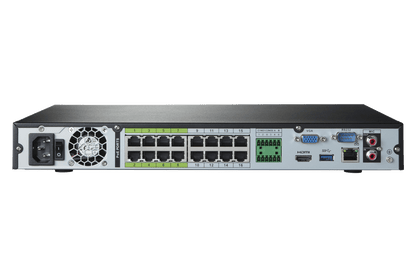 32-Channel NVR System with 4K (8MP) IP Dome Cameras with Listen-In Audio