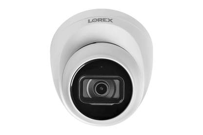 32-Channel NVR System with 4K (8MP) IP Dome Cameras with Listen-In Audio