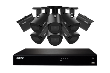 Lorex Fusion Series 4K 16 Camera Capable (Wired or Fusion Wi-Fi) 6TB Wired NVR System with A14 IP Bullet Cameras