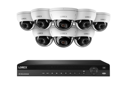 Lorex Elite Series 4K 16 Camera Capable 4TB Wired NVR System with 4MP (2K) A4 IP Dome Cameras