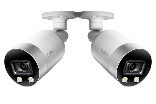 4K Ultra HD Smart Deterrence IP Camera with Color Night Vision (2-pack)