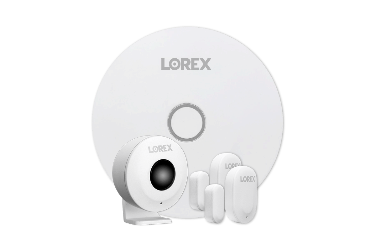 4K 8-channel 2TB Wired NVR System with 8 Smart Deterrence Cameras + Smart Sensor Kit and FREE 1080p Doorbell
