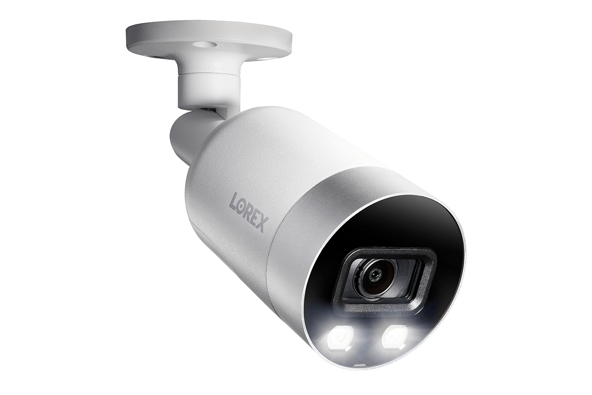 4K Ultra HD 8-Channel IP Security System with 4 Smart Deterrence 4K (8MP) Cameras, Smart Motion Detection and Smart Home Voice Control