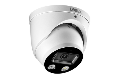 8-Channel 4K Fusion NVR System with Smart Deterrence Dome Cameras
