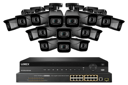 32-Channel NVR System with 4K (8MP) IP Cameras