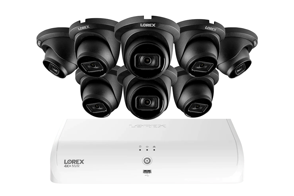 Lorex Fusion Series 4K+ 16 Channel (8 Wired + 8 Fusion Wi-Fi) 2TB Wired System with A14 Wired 4K IP Dome Cameras