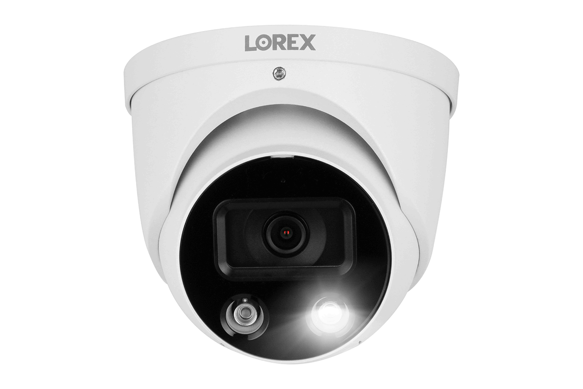 8-channel Fusion NVR System with Smart Deterrence and Mask Detection Security Cameras