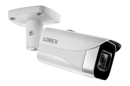 8-Channel NVR Fusion System with Four 4K (8MP) IP Cameras and 2 Wi-Fi Indoor Cameras