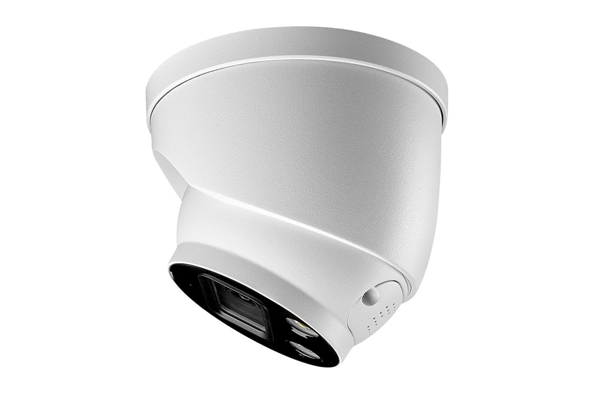 8-Channel NVR Fusion System with Four 4K Smart Deterrence IP Dome Cameras, 2K Wi-Fi Video Doorbell and Smart Sensor Starter Kit