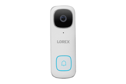 8-Channel NVR Fusion System with Six 4K (8MP) IP Cameras, 2K Wi-Fi Video Doorbell, Wi-Fi Floodlight Camera and Smart Sensor Starter Kit