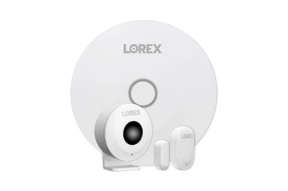 8-Channel NVR Fusion System with Six 4K (8MP) IP Cameras, 2K Wi-Fi Video Doorbell, Wi-Fi Floodlight Camera and Smart Sensor Starter Kit