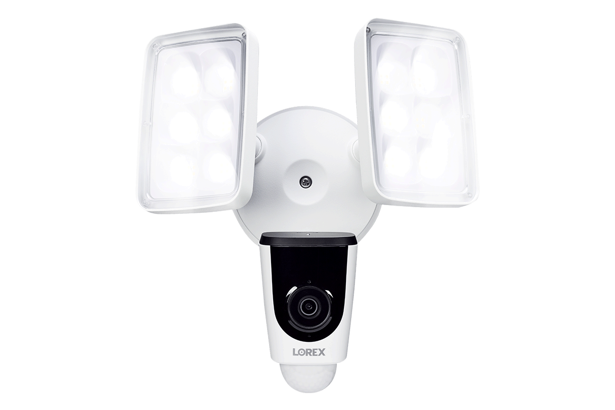 8-Channel NVR Fusion System with Six 4K Smart Deterrence IP Dome Security Cameras, Wi-Fi Floodlight and Indoor Camera