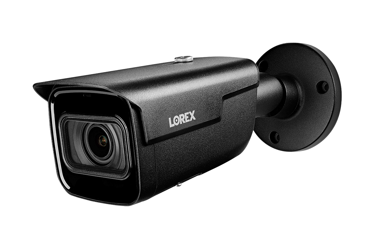Lorex 4K (32 Camera Capable) 8TB Wired NVR System with Nocturnal 3 Smart IP Bullet Cameras Featuring Motorized Varifocal Lens and 30FPS Recording
