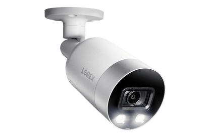 4K Ultra HD 8-Channel Fusion Series NVR System with 4 Smart Deterrence 4K (8MP) IP Cameras, 150FT Night Vision and 2TB Hard Drive