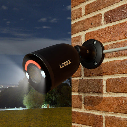 Lorex Fusion Series 4K 16 Camera Capable (Wired or Fusion Wi-Fi) 6TB Wired NVR System with H12 Wired 4K IP Bullet Cameras