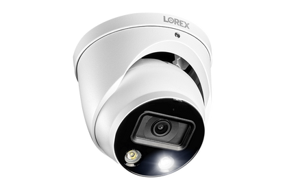 8-Channel 4K Fusion NVR System with Smart Deterrence Dome Cameras