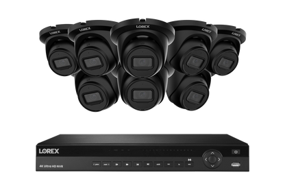 Lorex Elite Series 4K 16 Camera Capable 6TB Wired NVR System with 4MP (2K) A4 IP Turret Cameras