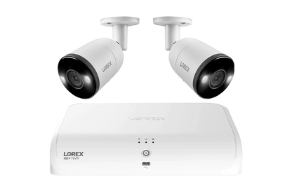 Lorex Fusion Series 4K+ 16 Channel (8 Wired + 8 Fusion Wi-Fi) 2TB Wired System with H13 Wired 4K IP Bullet Cameras