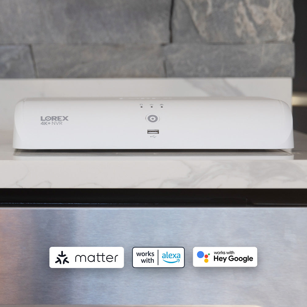 Lorex Fusion Series 4K 16 Channel (8 Wired + 8 Fusion Wi-Fi) 2TB Wired System with H12 Wired 4K IP Dome Cameras