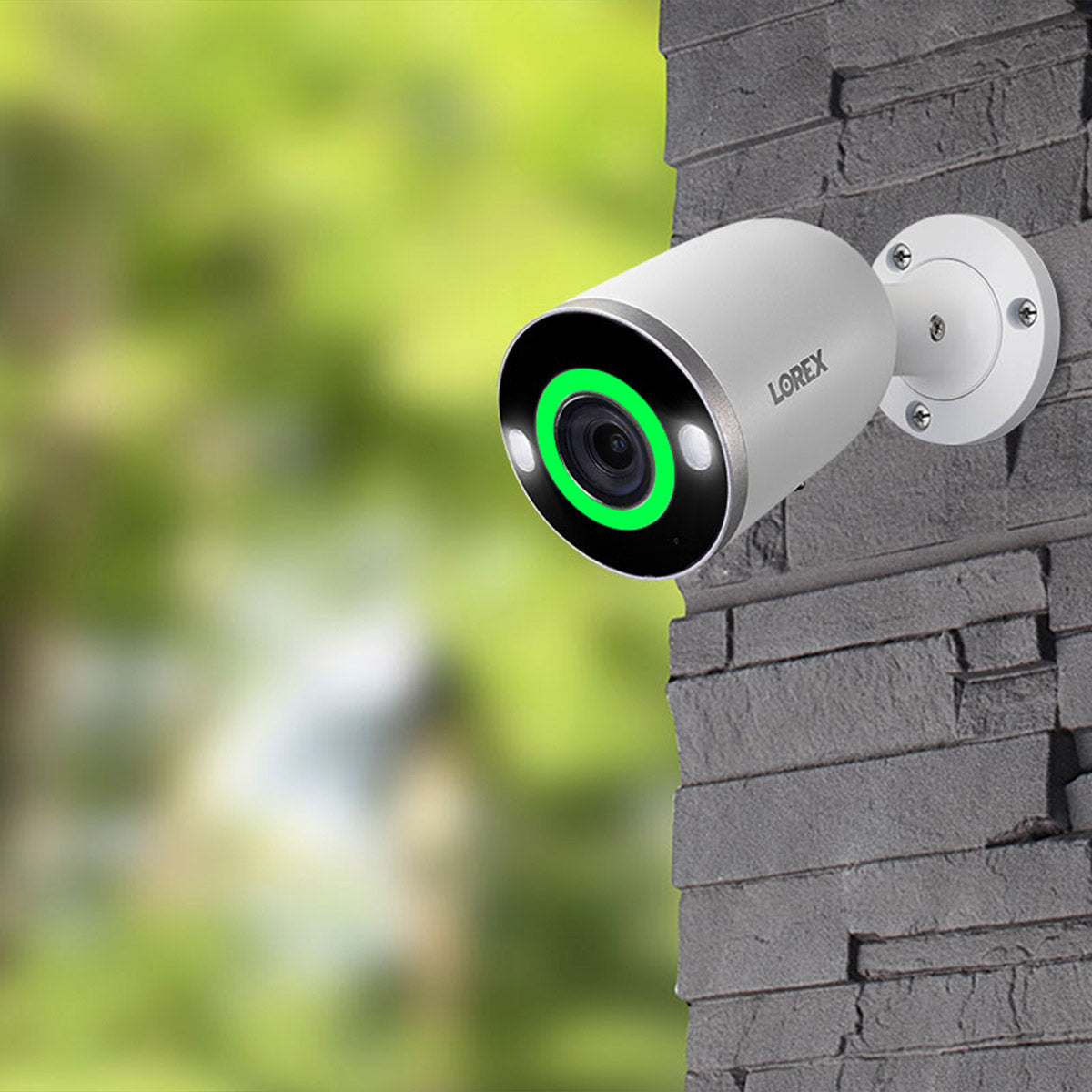 Lorex Fusion 4K+ 16 Channel (8 Wired + 8 Fusion Wi-Fi) 2TB NVR System with Four H16 Wired 4K IP Bullet Cameras, One 2K Wired Doorbell, and One 2K Floodlight