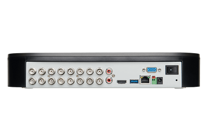 4K Ultra HD 16 Channel Security DVR with Advanced Motion Detection Technology and Smart Home Voice Control, 3TB Hard Drive