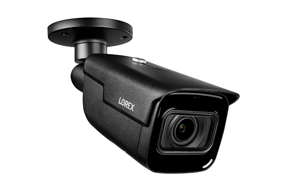 Lorex 4K (32 Camera Capable) 8TB Wired NVR System with Nocturnal 3 Smart IP Bullet Cameras Featuring Motorized Varifocal Lens and 30FPS Recording