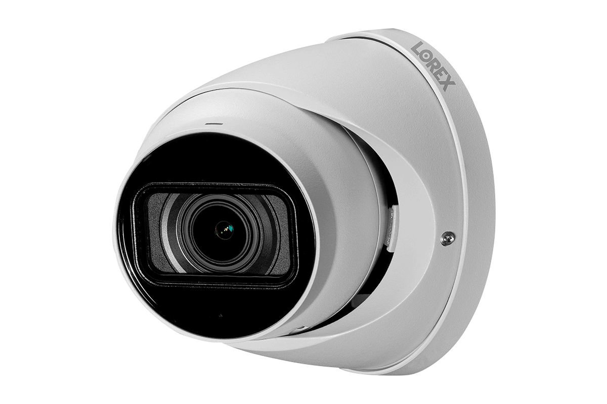 Lorex 4K (32 Camera Capable) 8TB Wired NVR System with Nocturnal 3 Smart IP Dome Cameras Featuring Motorized Varifocal Lens and 30FPS Recording