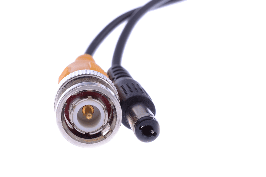 In wall rated security camera cables - 120FT video BNC and power