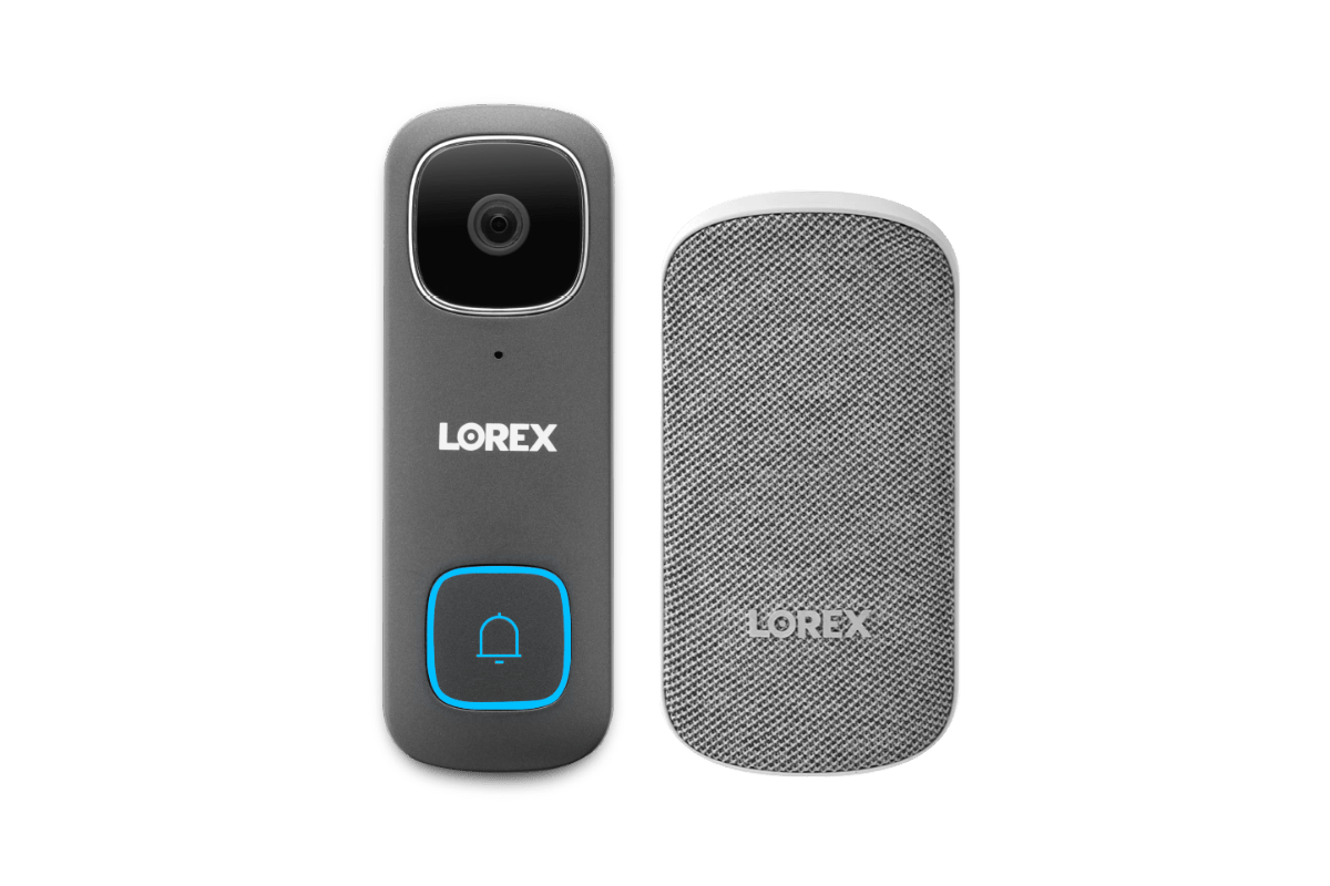 Lorex 1080p Wired Video Doorbell with Wi-Fi Chimebox